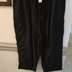 Lane Bryant Black Capris